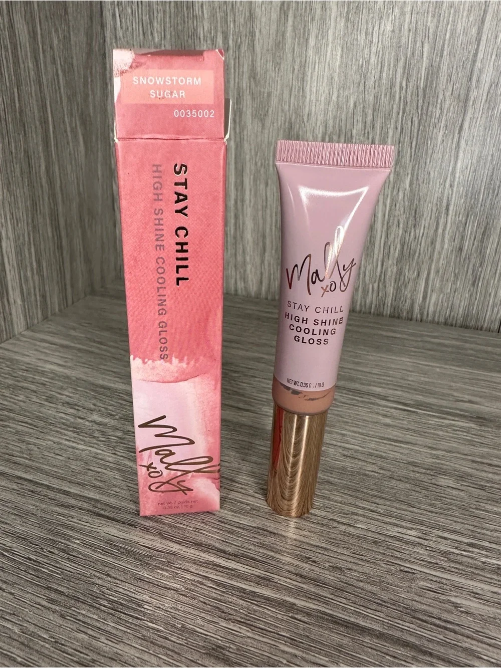 Mally Beauty Stay Chill High Shine Cooling Gloss - Snowstorm Sugar